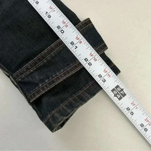 Vintage GAP  2001 Y2K Jean Jacket Dark Wash Blue Denim Size Small - Picture 14 of 15